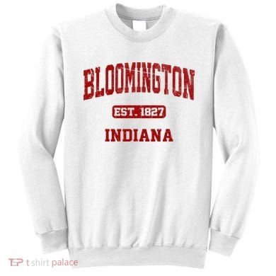 Bloomington Indiana IN Vintage State Athletic Style Sweatshirt