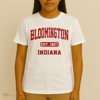 Bloomington Indiana IN Vintage State Athletic Style T-Shirt thumb 4