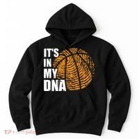 Basketball Its In My DNA Fingerprint Funny Basketball Hoodie thumb 0