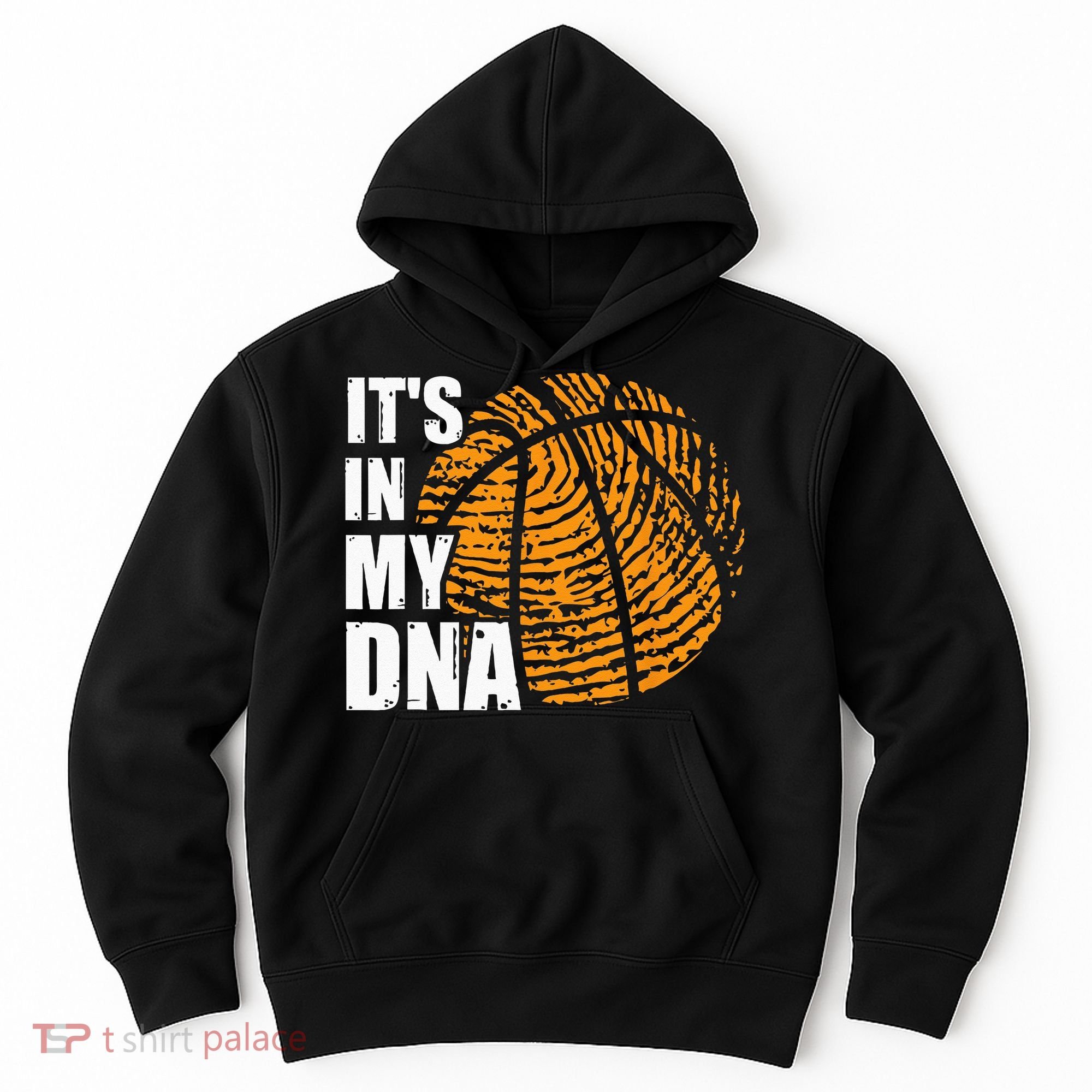 Basketball Its In My DNA Fingerprint Funny Basketball Hoodie