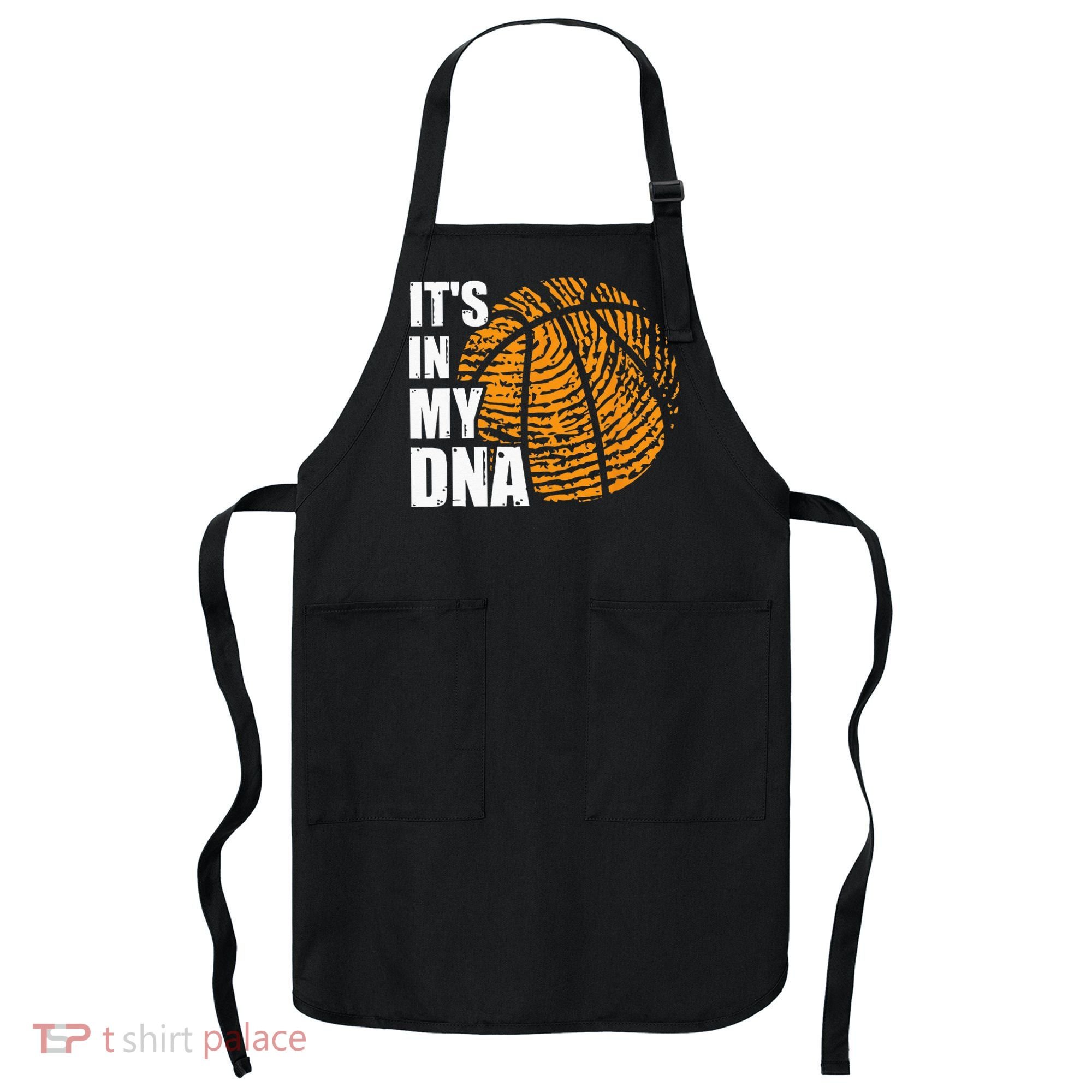Basketball Its In My DNA Fingerprint Funny Basketball Apron