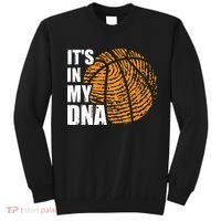 Basketball Its In My DNA Fingerprint Funny Basketball Sweatshirt thumb 0