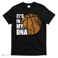 Basketball Its In My DNA Fingerprint Funny Basketball T-Shirt thumb 0