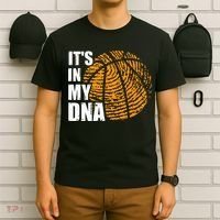 Basketball Its In My DNA Fingerprint Funny Basketball T-Shirt thumb 6