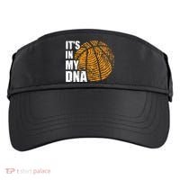 Basketball Its In My DNA Fingerprint Funny Basketball Adult Drive Performance Visor thumb 0