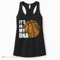 Basketball Its In My DNA Fingerprint Funny Basketball Women's Tank Top thumb 0