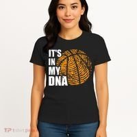 Basketball Its In My DNA Fingerprint Funny Basketball Women's T-Shirt thumb 4