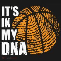 Basketball Its In My DNA Fingerprint Funny Basketball Women's T-Shirt thumb 6