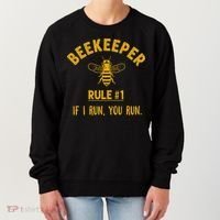 Beekeeper If I Run You Run Save The Bees Climate Change Women's Sweatshirt thumb 0