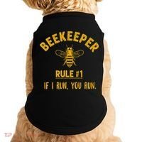 Beekeeper If I Run You Run Save The Bees Climate Change Doggie Tank thumb 0