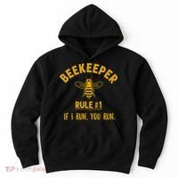 Beekeeper If I Run You Run Save The Bees Climate Change Hoodie thumb 0