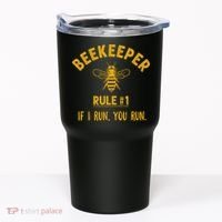 Beekeeper If I Run You Run Save The Bees Climate Change Tumbler thumb 0
