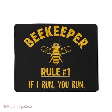 Beekeeper If I Run You Run Save The Bees Climate Change Mousepad