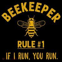 Beekeeper If I Run You Run Save The Bees Climate Change Mousepad thumb 1