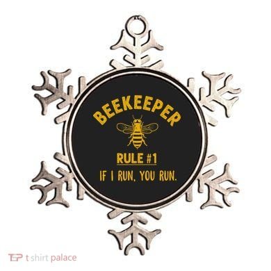 Beekeeper If I Run You Run Save The Bees Climate Change Ornament