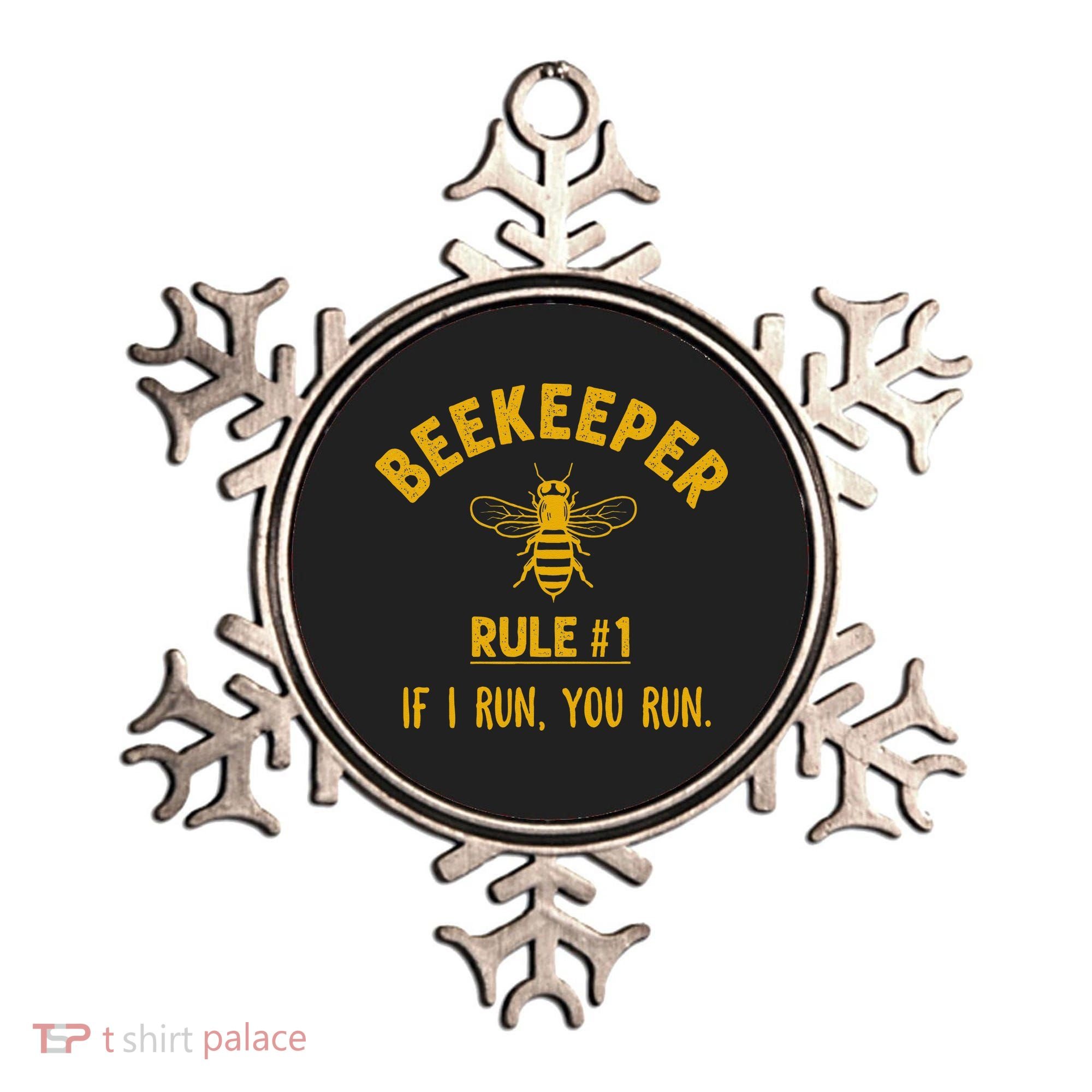 Beekeeper If I Run You Run Save The Bees Climate Change Ornament