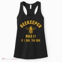 Beekeeper If I Run You Run Save The Bees Climate Change Women's Tank Top thumb 0