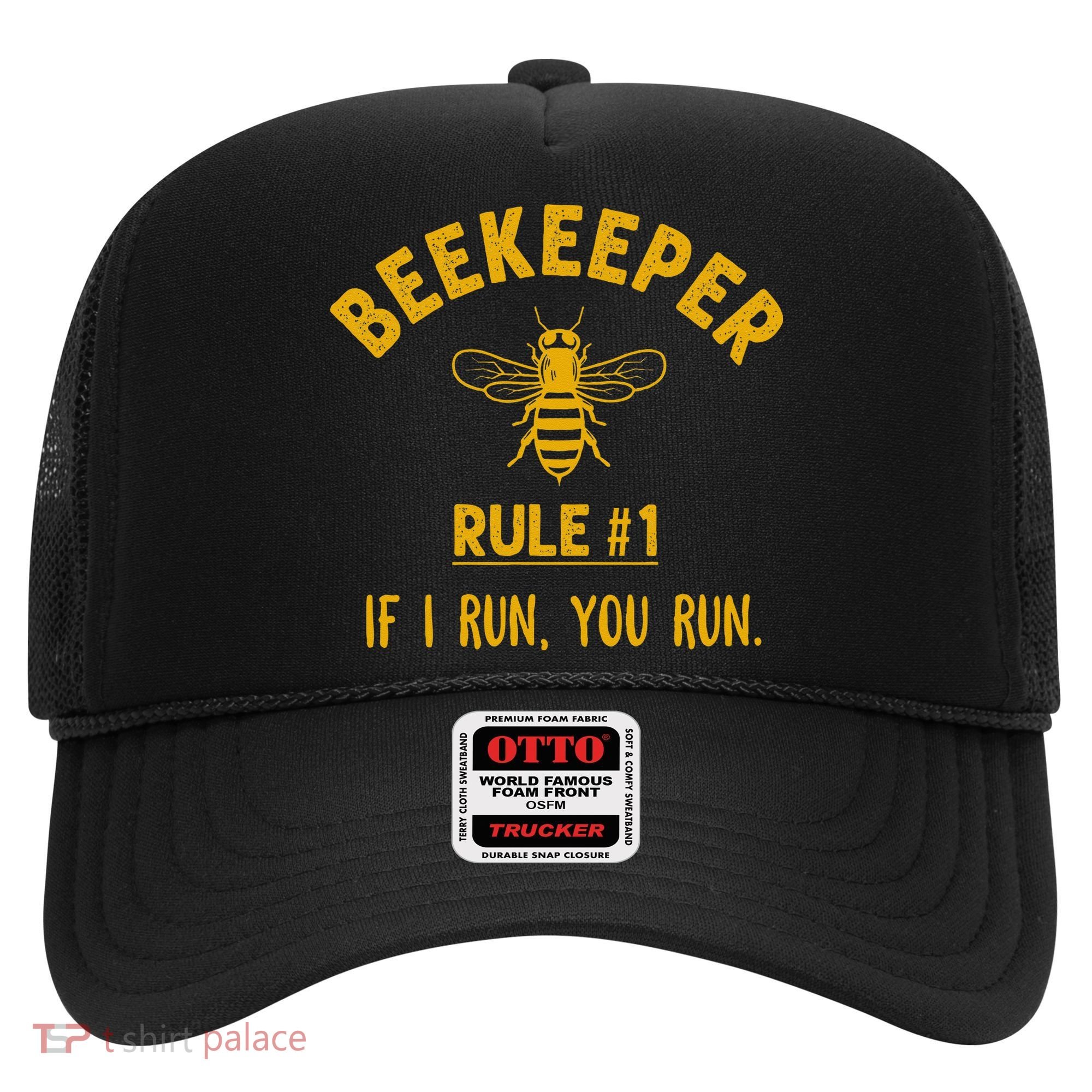 Beekeeper If I Run You Run Save The Bees Climate Change Hat