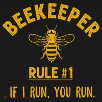 Beekeeper If I Run You Run Save The Bees Climate Change Toddler T-Shirt thumb 4