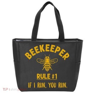 Beekeeper If I Run You Run Save The Bees Climate Change Tote Bag