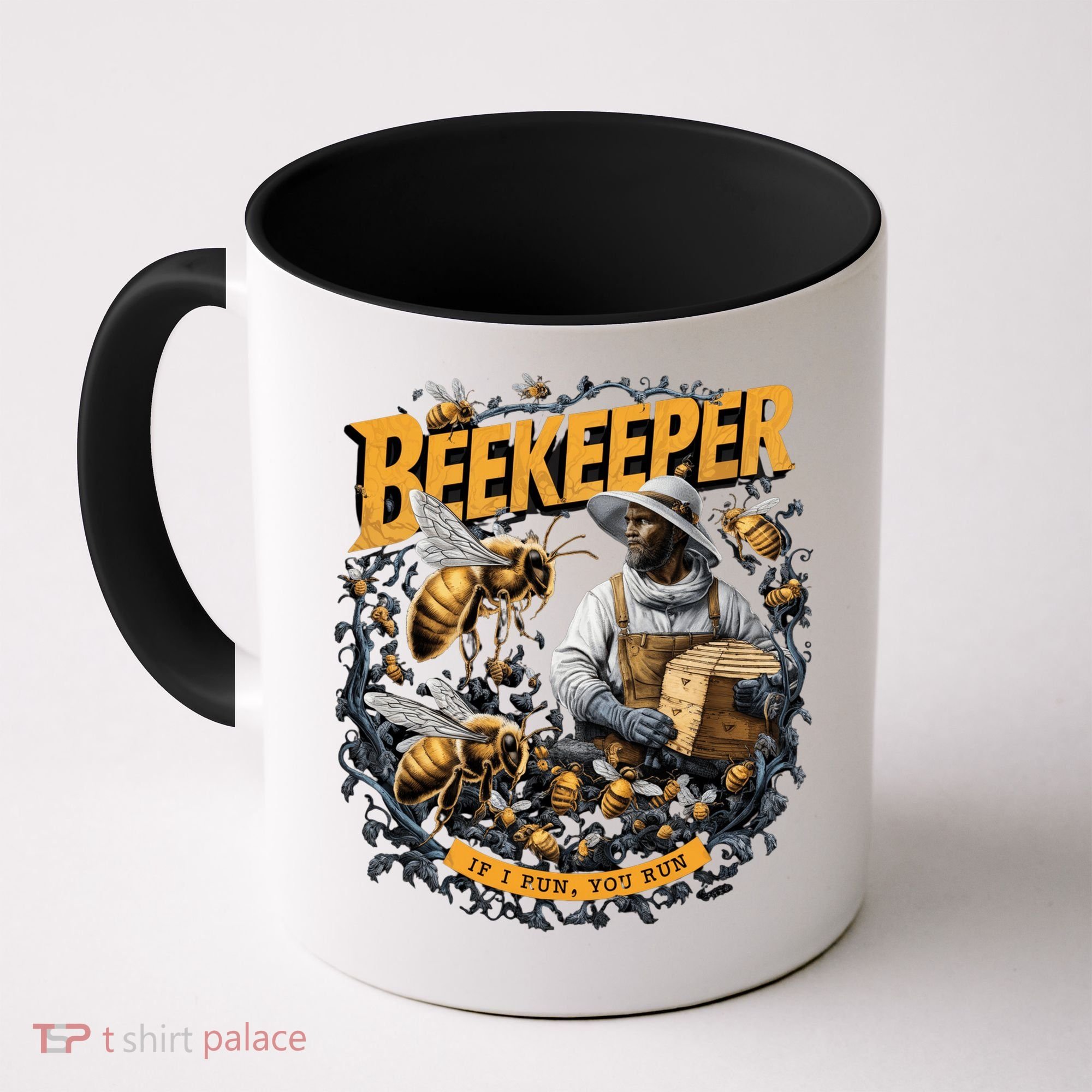 Beekeeper If I Run You Run Apiculture Bee Keeper Beekeeping Bee Lovers Honeybees Coffee Mug