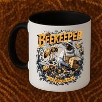 Beekeeper If I Run You Run Apiculture Bee Keeper Beekeeping Bee Lovers Honeybees Coffee Mug thumb 2