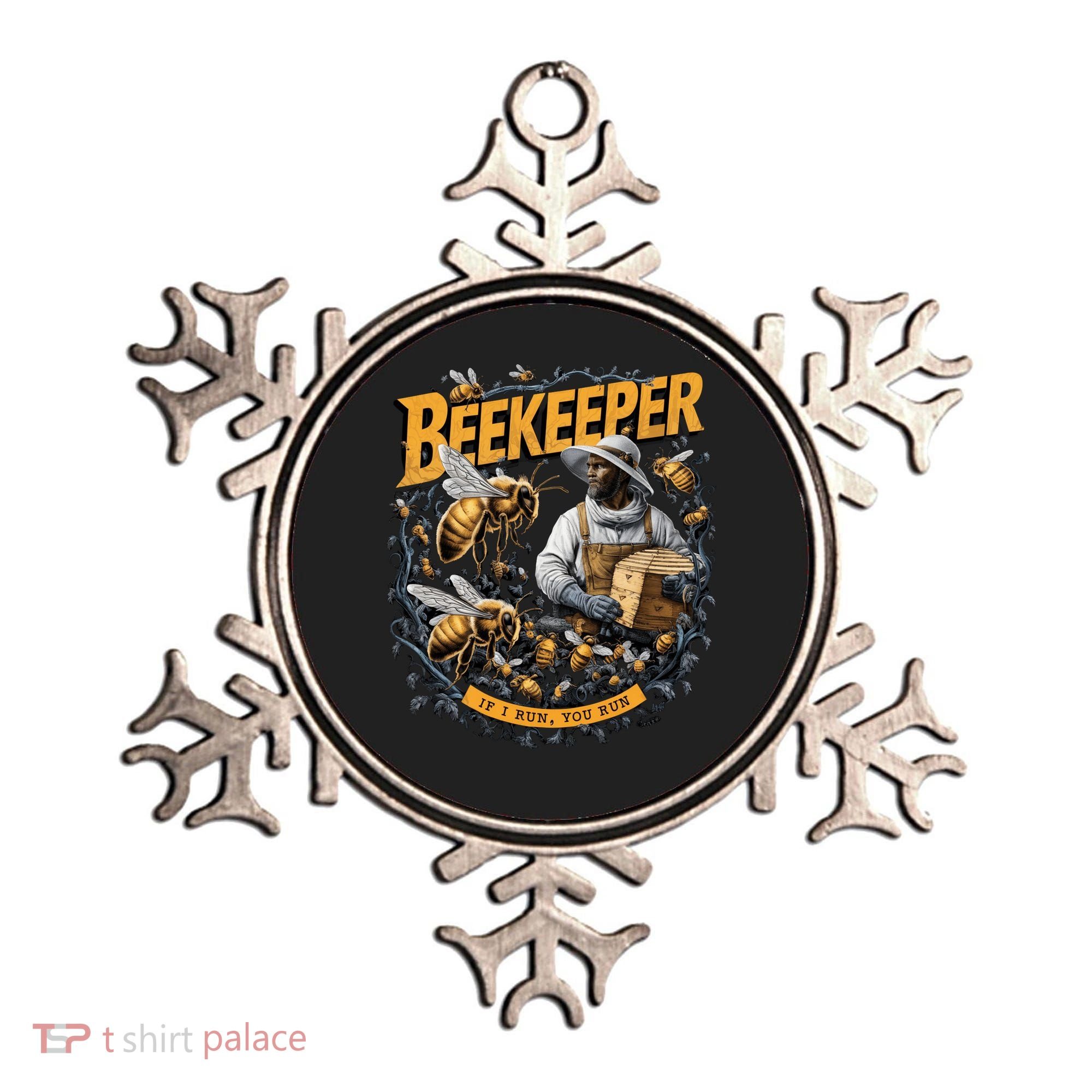 Beekeeper If I Run You Run Apiculture Bee Keeper Beekeeping Bee Lovers Honeybees Ornament