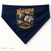 Beekeeper If I Run You Run Apiculture Bee Keeper Beekeeping Bee Lovers Honeybees USA-Made Doggie Bandana thumb 0