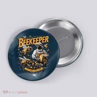 Beekeeper If I Run You Run Apiculture Bee Keeper Beekeeping Bee Lovers Honeybees Button thumb 0