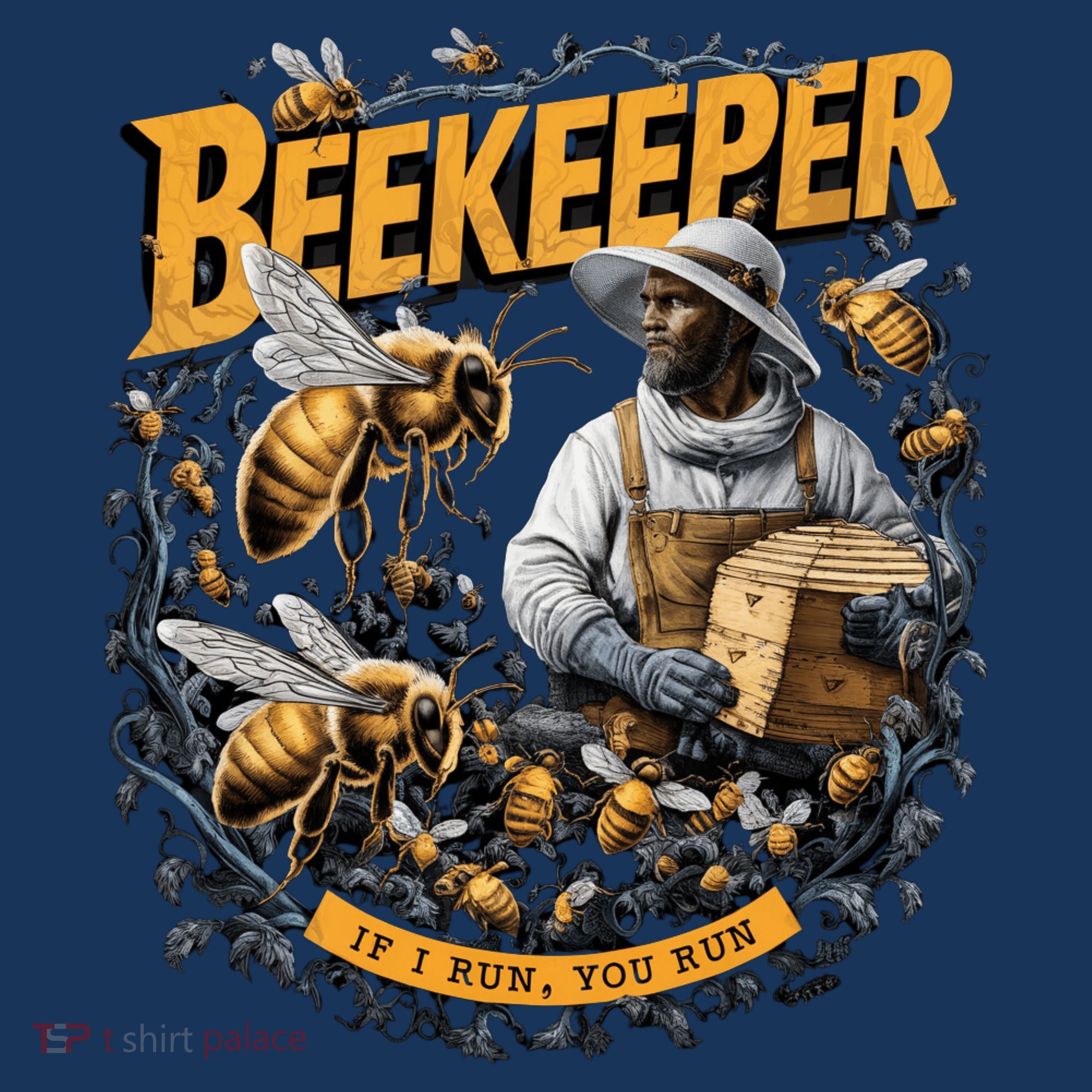 Beekeeper If I Run You Run Apiculture Bee Keeper Beekeeping Bee Lovers Honeybees Mousepad