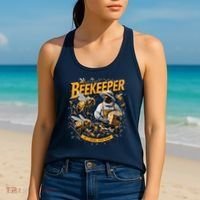 Beekeeper If I Run You Run Apiculture Bee Keeper Beekeeping Bee Lovers Honeybees Women's Tank Top thumb 2