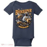 Beekeeper If I Run You Run Apiculture Bee Keeper Beekeeping Bee Lovers Honeybees Baby Bodysuit thumb 0