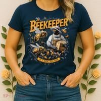 Beekeeper If I Run You Run Apiculture Bee Keeper Beekeeping Bee Lovers Honeybees Women's T-Shirt thumb 2