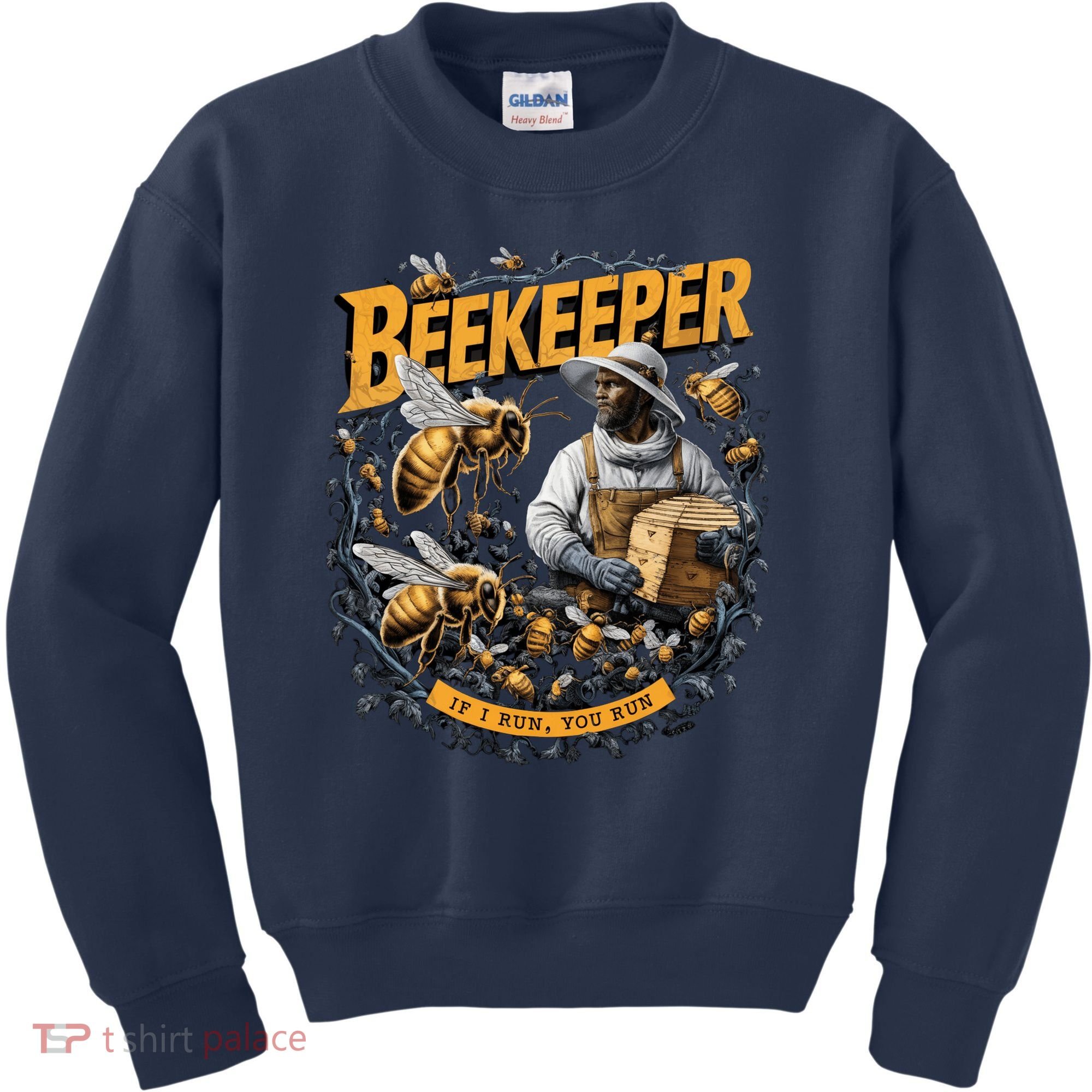 Beekeeper If I Run You Run Apiculture Bee Keeper Beekeeping Bee Lovers Honeybees Kids Sweatshirt