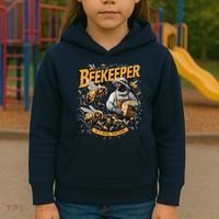 Beekeeper If I Run You Run Apiculture Bee Keeper Beekeeping Bee Lovers Honeybees Kids Hoodie thumb 3