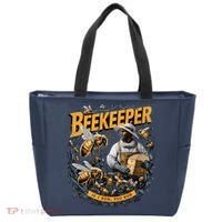 Beekeeper If I Run You Run Apiculture Bee Keeper Beekeeping Bee Lovers Honeybees Tote Bag thumb 0