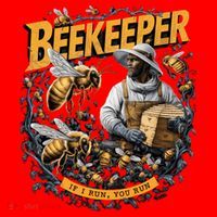 Beekeeper If I Run You Run Apiculture Bee Keeper Beekeeping Bee Lovers Honeybees Santa Hat thumb 1