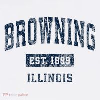 Browning Illinois Il Vintage Athletic Sports T-Shirt thumb 7