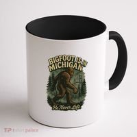 Bigfoot Is In Michigan Coffee Mug thumb 1