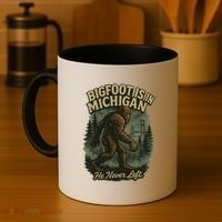 Bigfoot Is In Michigan Coffee Mug thumb 4