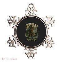 Bigfoot Is In Michigan Ornament thumb 0
