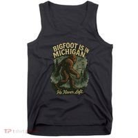 Bigfoot Is In Michigan Tank Top thumb 0