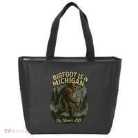 Bigfoot Is In Michigan Tote Bag thumb 0