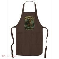Bigfoot Is In Michigan Apron thumb 0