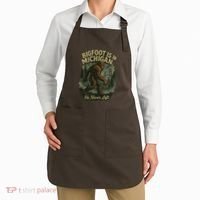 Bigfoot Is In Michigan Apron thumb 2