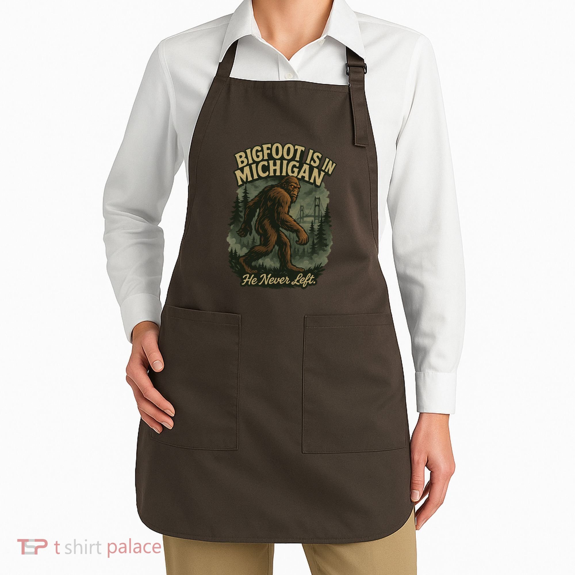 Bigfoot Is In Michigan Apron