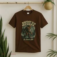 Bigfoot Is In Michigan T-Shirt thumb 2