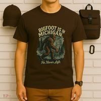 Bigfoot Is In Michigan T-Shirt thumb 6