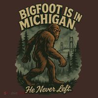 Bigfoot Is In Michigan Beanie thumb 2
