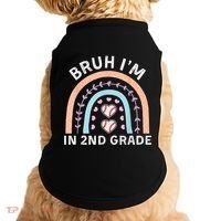 Bruh IM In 2nd Grade Back To School 2nd Grade Baseball Doggie Tank thumb 0